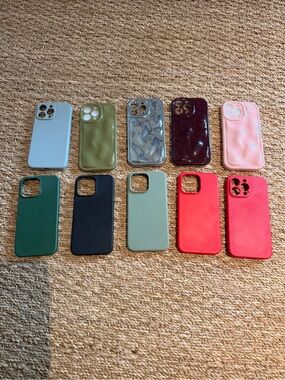 iPhone 15 Pro Max Case, set of 10